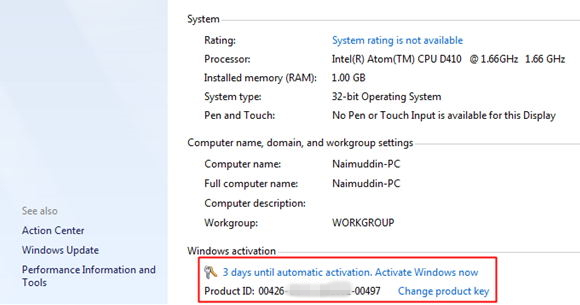Microsoft Windows 7 Ultimate Activation Product Key Code Free