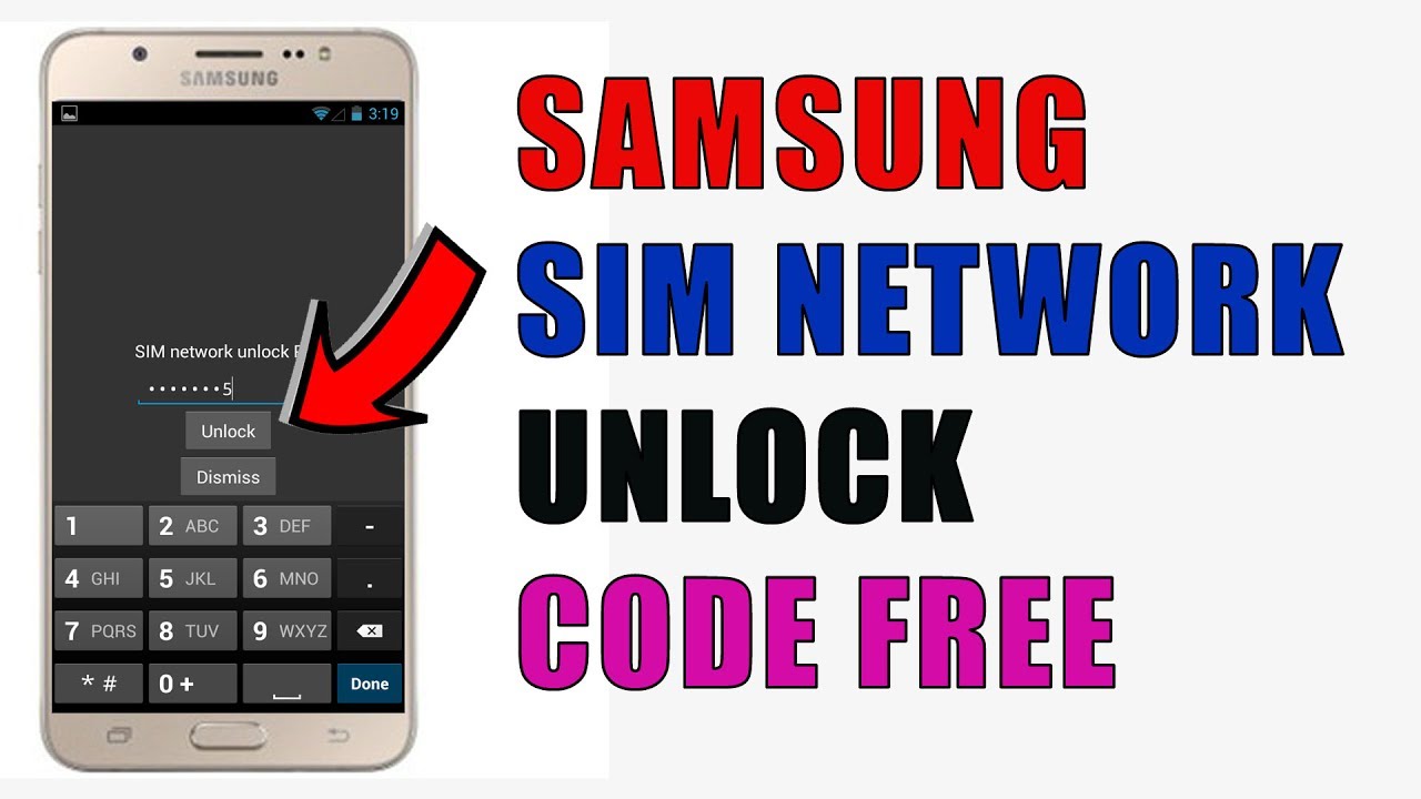 Galaxy s3 unlock code free